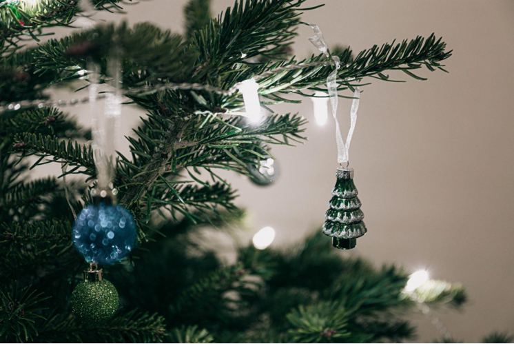 Creating New Memories with a Blue Christmas Tree and Festive Music